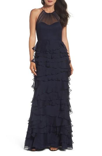 Women's Badgley Mischka Silk Gown