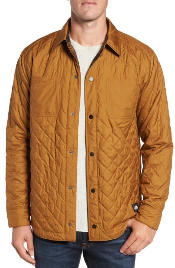 Men's The North Face Fort Point Insulated Shirt Jacket - Brown