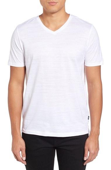 Men's Boss Tilson 50 V-neck T-shirt - White