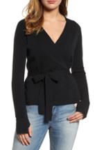 Women's Caslon Off-duty Ballet Tie Front Sweater