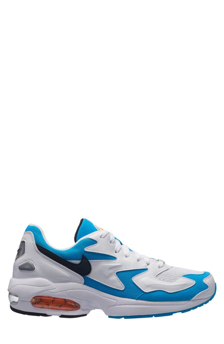 Men's Nike Air Max2 Light Sneaker .5 M - White