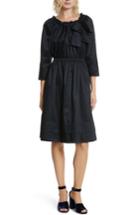 Women's La Vie Rebecca Taylor Bow Neck Washed Sateen Dress