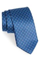 Men's Canali Micro Medallion Silk Tie