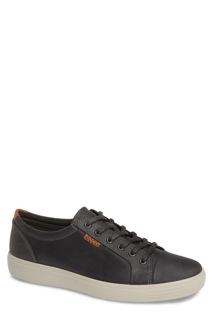 Men's Ecco Soft Vii Lace-up Sneaker -7.5us / 41eu - Grey