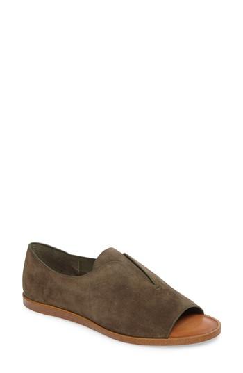 Women's 1.state Cassidee Open Toe Flat M - Grey