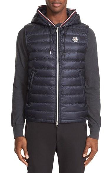 Men's Moncler Cyriaque Hooded Down Vest