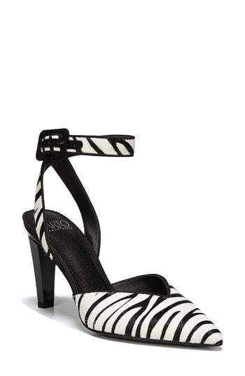 Women's Sarto By Franco Sarto Santi 2 Genuine Calf Hair Pump M - Black