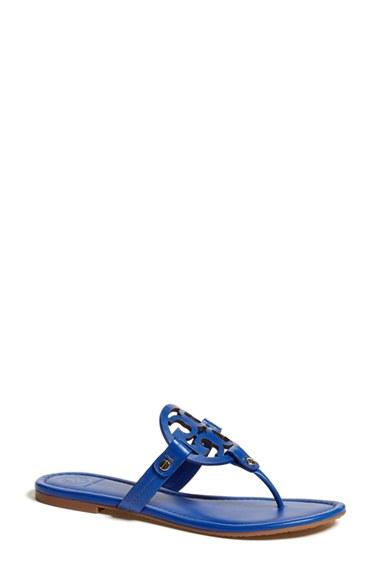 Women's Tory Burch 'miller' Flip Flop .5 M - Blue