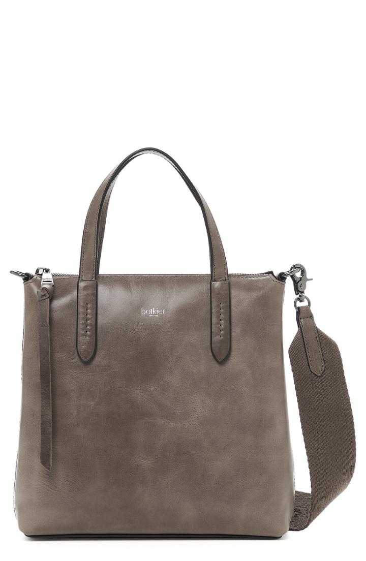 Botkier Highline Leather Satchel - Grey