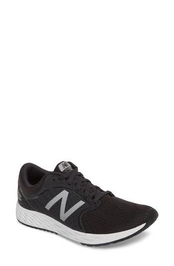 Women's New Balance Fresh Foam Zante V4 Running Shoe .5 B - Black