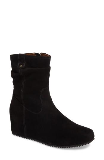 Women's Sudini Jade Wedge Bootie W - Black