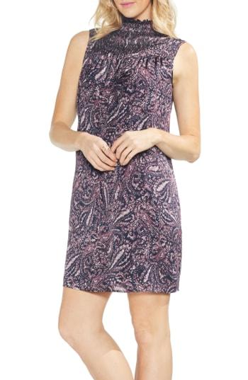 Women's Vince Camuto Paisley Muses High Neck Dress - Blue