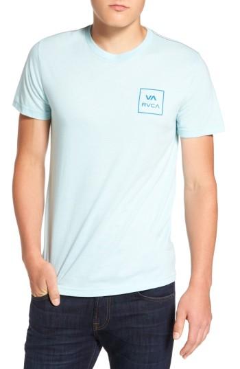 Men's Rvca Grid All The Way Graphic T-shirt - Blue