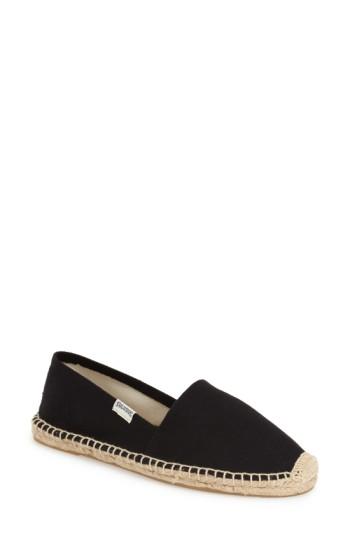 Women's Soludos 'original Dali' Espadrille Slip-on .5 M - Black