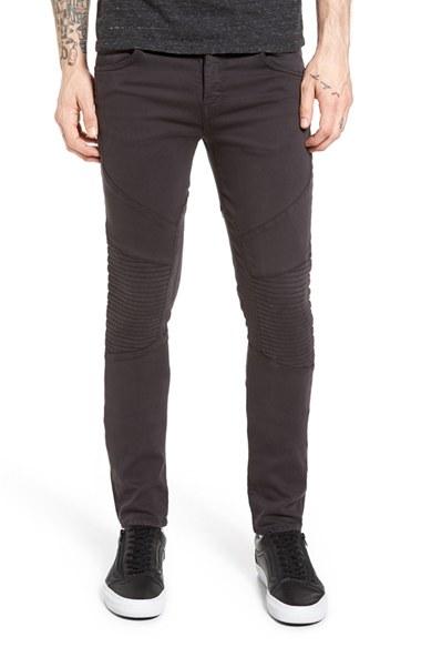 Men's J Brand Bearden Moto Skinny Fit Jeans - Blue