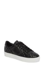 Women's Burberry Check Quilted Leather Sneaker Us / 39eu - Black