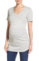 Women's Tart Maternity 'bump' Boyfriend Maternity Tee - Grey