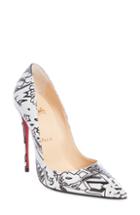 Women's Christian Louboutin Iriza Open Side Pump .5us / 35.5eu - Metallic