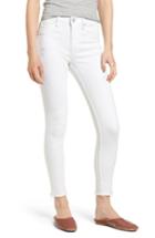 Women's Vigoss Chelsea High Waist Crop Skinny Jeans - White