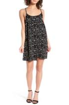 Women's Trixxi Strappy Side Slipdress - Black