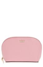 Kate Spade New York Cameron Street - Small Abalene Leather Cosmetics Case, Size - Pink Majolica