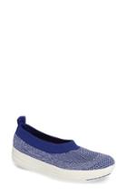 Women's Fitflop Uberknit Slip-on Sneaker M - Blue