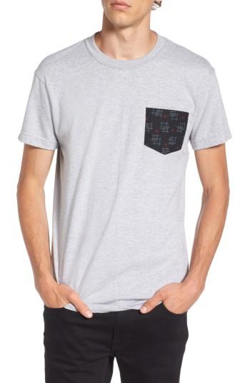Men's Naked & Famous Denim Pocket T-shirt - Grey