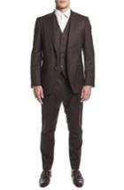 Men's Strong Suit By Ilaria Urbinati Hank Slim Fit Three-piece Plaid Wool Suit (nordstrom Exclusive)