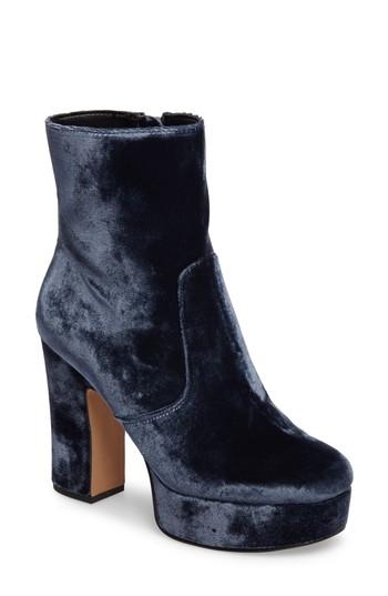 Women's Avec Les Filles Lianna Platform Bootie .5 M - Blue