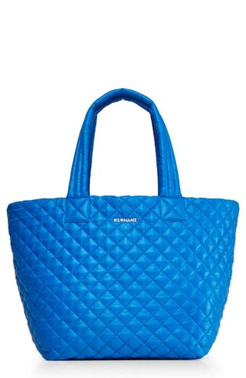 Mz Wallace 'medium Metro' Quilted Tote - Blue
