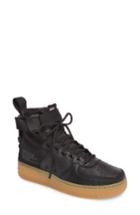 Women's Nike Sf Air Force 1 Mid Sneaker .5 M - Black