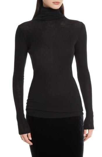 Women's Vince Wool Turtleneck - Black