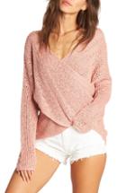 Women's Billabong After Glow Knit Crisscross Top - Pink