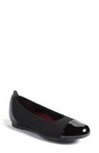 Women's Munro Henlee Cap Toe Flat W - Black