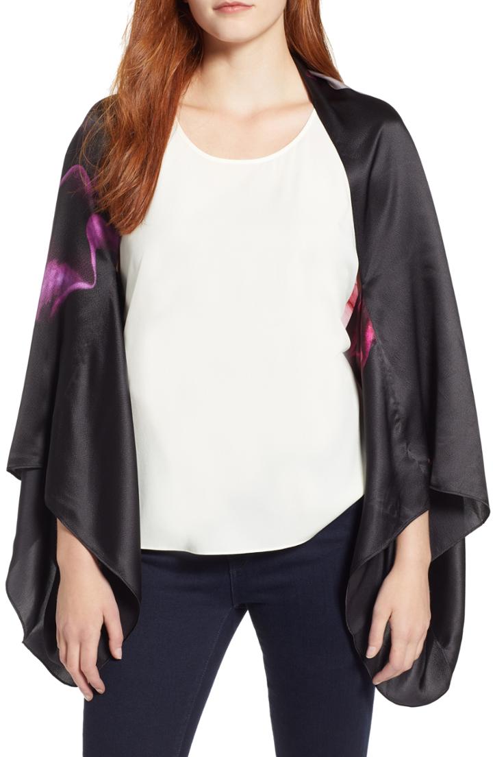 Women's Ted Baker London Splendour Silk Cape