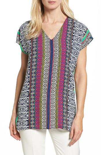 Women's Chaus Tropical Bazaar Print Blouse