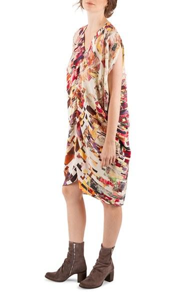Women's Kinwolfe Silk Maternity/nursing Dress - Red
