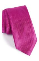Men's Nordstrom Men's Shop Solid Silk Tie, Size - Pink