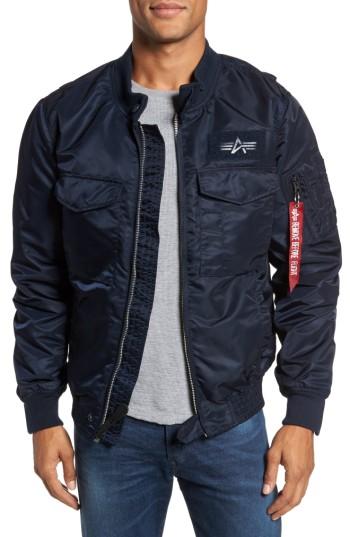 Men's Alpha Industries Weps Mod Jacket - Blue