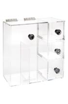 Impressions Vanity Co. Diamond Collection Brush Holder With Drawers