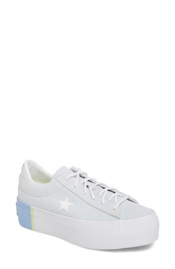 Women's Converse Chuck Taylor All Star One Star Platform Sneaker M - Blue