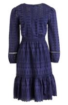 Women's J.crew Long Sleeve Embroidered Dress