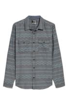Men's Hurley Pismo Dry Flannel Shirt, Size - Black