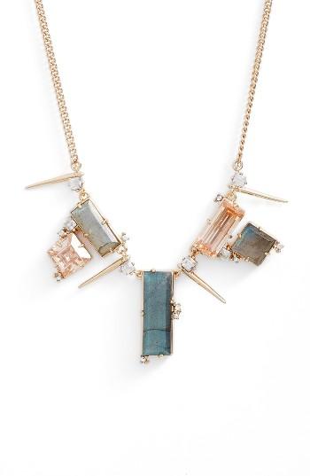 Women's Alexis Bittar Geo Crystal Spike Necklace