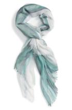 Women's Nordstrom Ombre Stripe Scarf, Size - Blue/green
