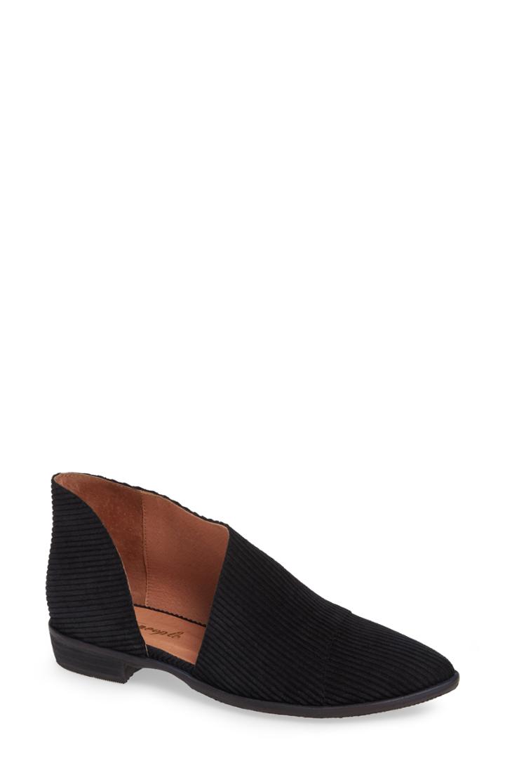Women's Free People 'royale' Pointy Toe Flat Us / 39eu - Black