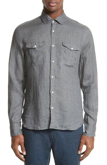 Men's Eidos Napoli Lavoro Linen Work Shirt