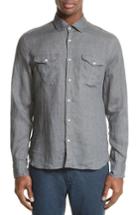 Men's Eidos Napoli Lavoro Linen Work Shirt