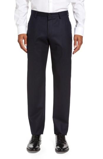 Men's Boss Gaetano Fit Wool Trousers, Size 30r - Blue