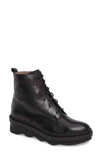 Women's Wonders Platform Bootie -8.5us / 39eu - Black